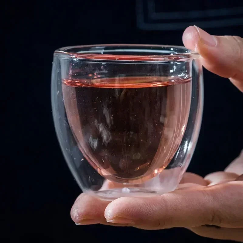 Double Wall Glass Coffee Mug