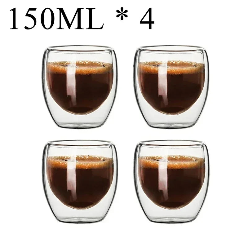 Double Wall Glass Coffee Mug