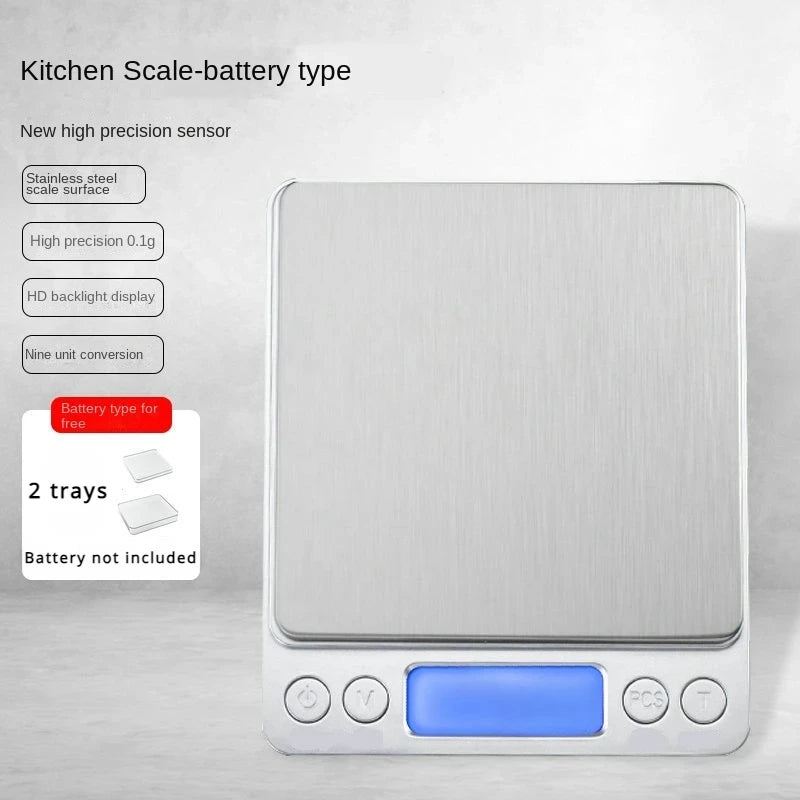 Mini Stainless Steel Digital Kitchen Scale