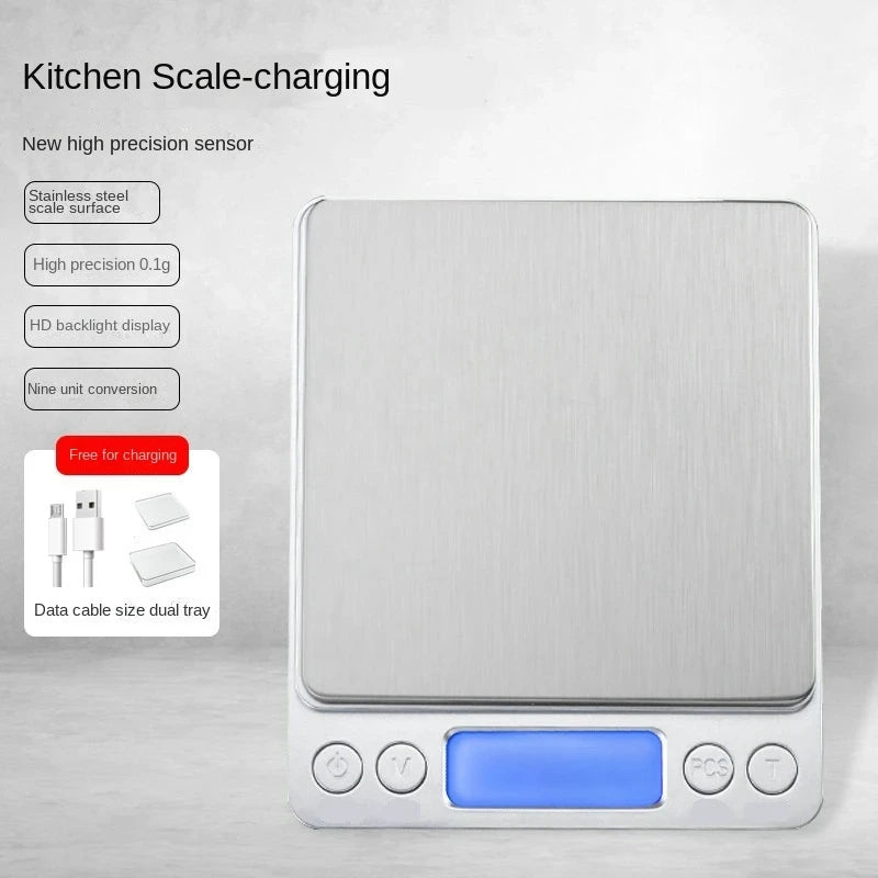 Mini Stainless Steel Digital Kitchen Scale