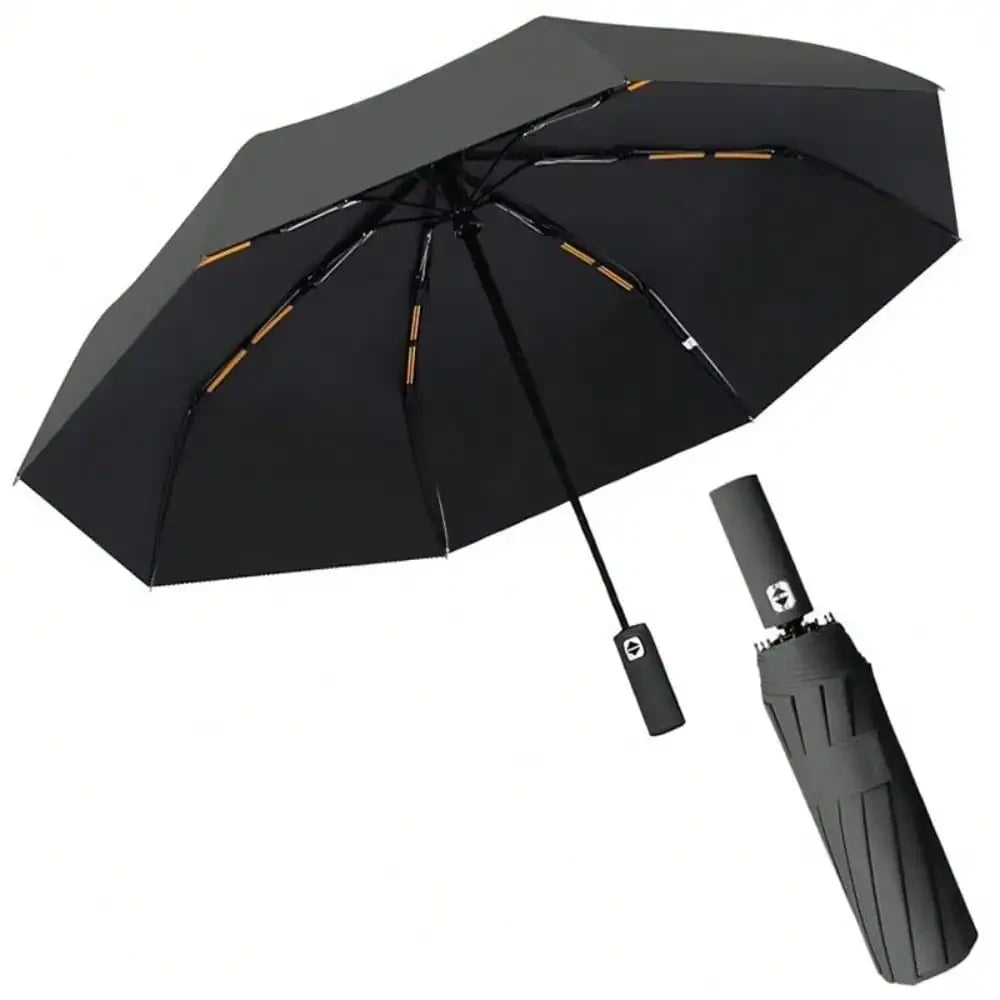 Automatic Black Glue Folding Umbrella
