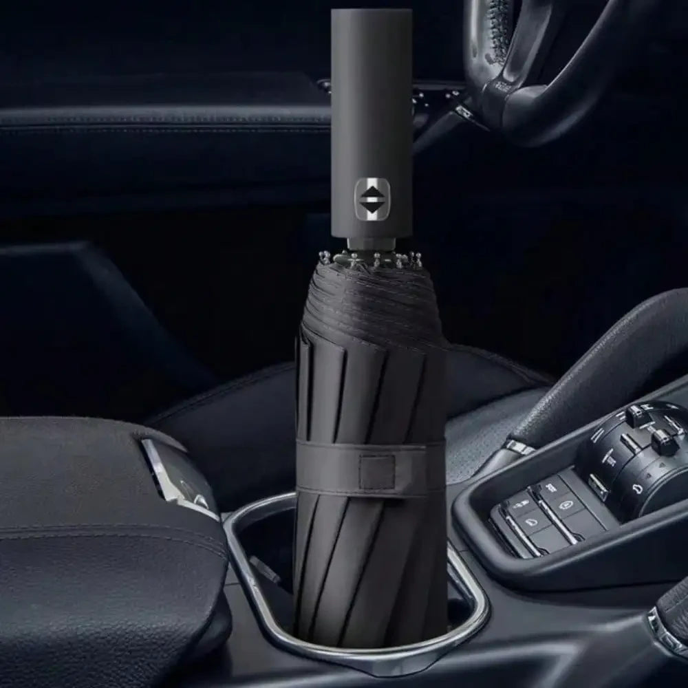 Automatic Black Glue Folding Umbrella