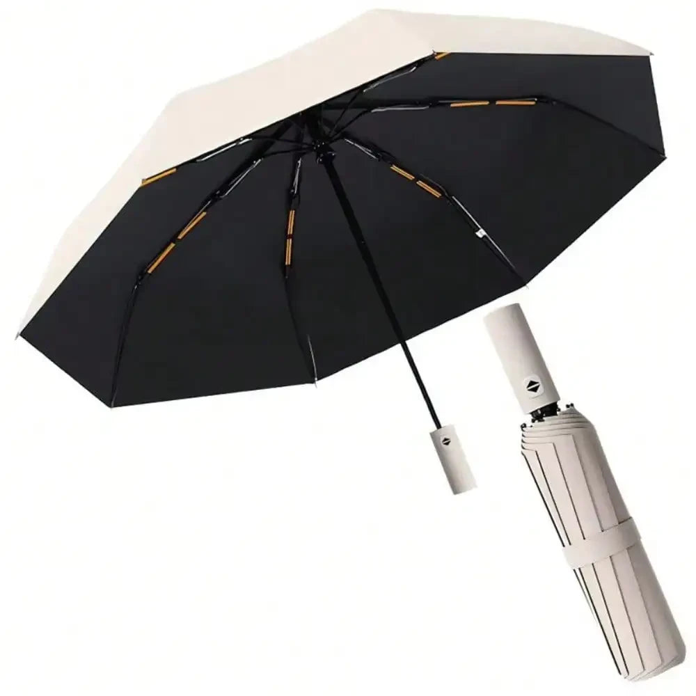 Automatic Black Glue Folding Umbrella