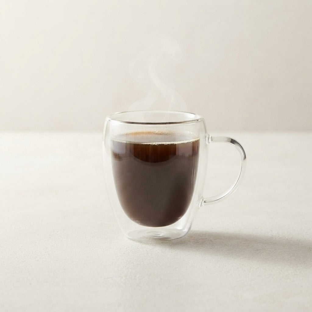 Double Wall Glass Coffee Mug